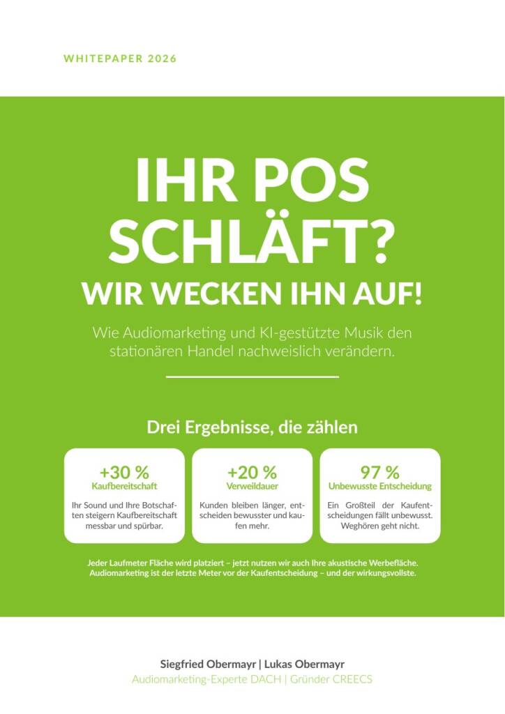 Cover des loudSTARK-Whitepapers „Ihr POS schläft? Wir wecken ihn auf!“